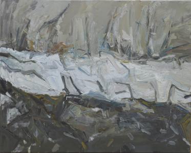 Zima 65 X 81 cm. olej, płótno_2021